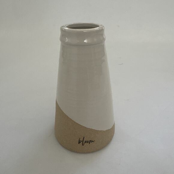 Mud Pie Mini Bud Vases Set of 2 Bloom and Home Grown Farmhouse Country - Picture 4 of 9